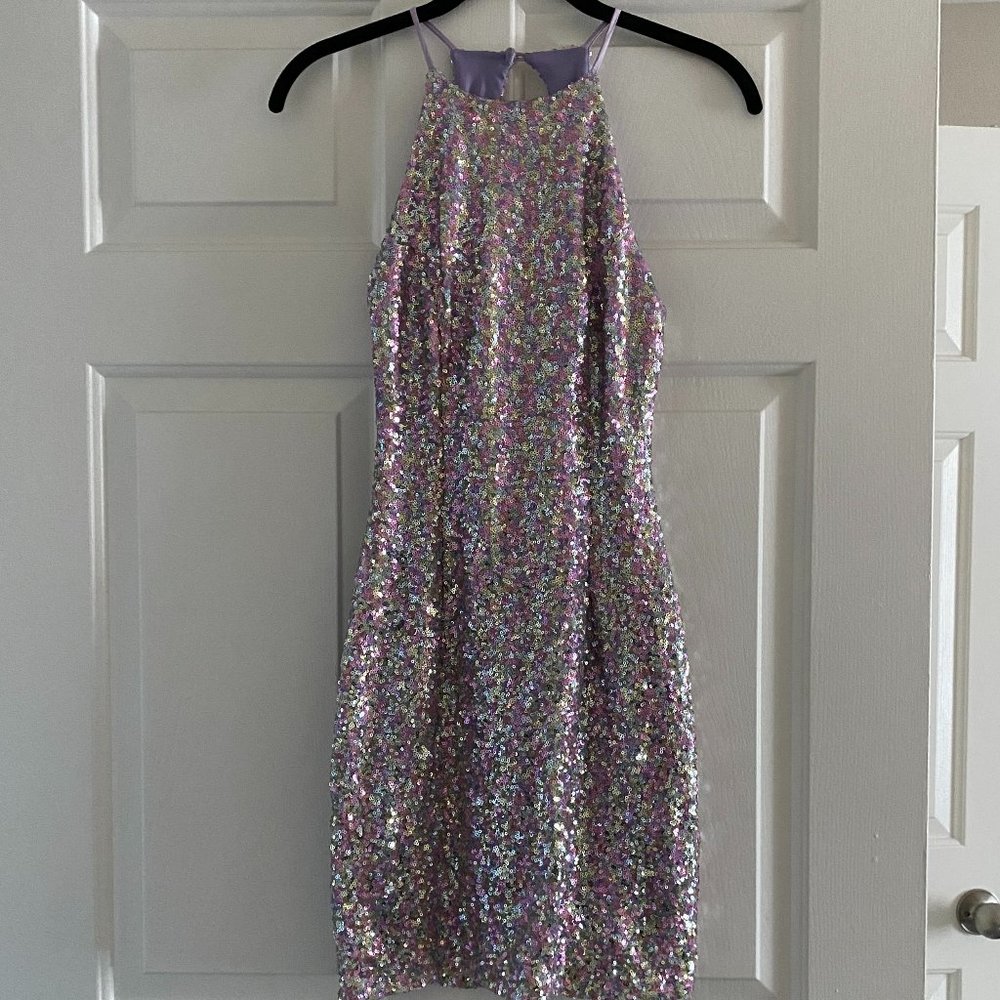 B. Darlin Sequin Fitted Dress